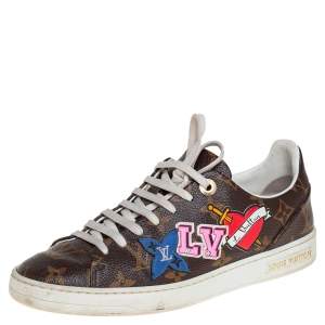 Louis Vuitton Brown Monogram  Canvas Sneakers Size 37