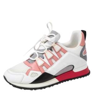 Louis Vuitton Multicolor Leather And Mesh Run Away Sneakers Size 37