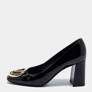 Louis Vuitton Black Patent Leather Madeleine  Pumps Size 39
