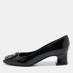 Louis Vuitton Black Patent Leather Madeleine Pumps Size 36