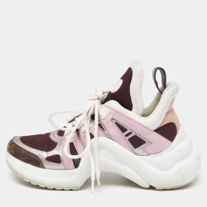 Louis Vuitton Tricolor Leather and Mesh Archlight Sneakers Size 36.5 