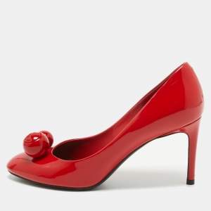 Louis Vuitton Red Patent Leather Betty Pumps Size 36
