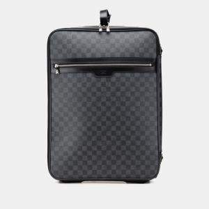 Louis Vuitton Black Damier Graphite Pegase 55