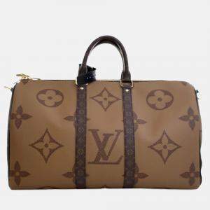 Monogram Giant Reverse Keepall Bandouliere 45