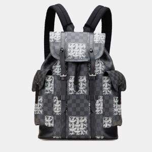Louis Vuitton Black Nemeth Damier Graphite Christopher Backpack PM