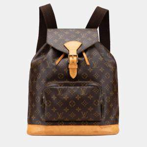 Pre Owned Louis Vuitton Monogram Montsouris GM