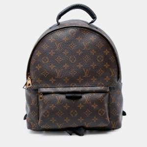 Pre Owned Louis Vuitton Palm Springs MM Brown Monogram Canvas Backpack