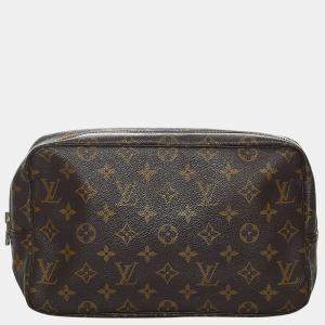 Louis Vuitton Brown Monogram Trousse Toilette 28