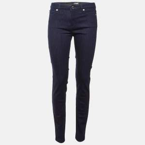 Pre Owned Love Moschino Blue Denim Skinny Fit Jeans M/Waist 29"