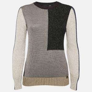 Love Moschino Multicolor Lurex Knit Sweater S