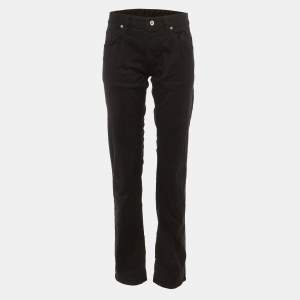 Pre Owned Love Moschino Black Denim Regular Fit Jeans L/Waist 32"