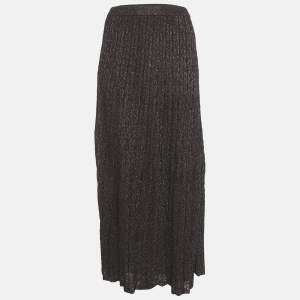 M Missoni Purple Lurex Knit Maxi Skirt S