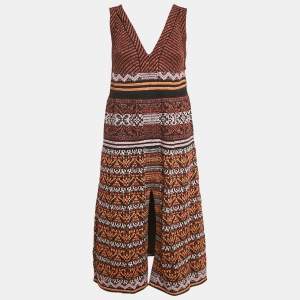 M Missoni Metallic Lurex Knit Sleeveless Dress M