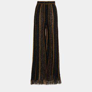 Pre Owned M Missoni Multicolor Wide Leg Pants S (IT 40)