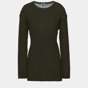 Pre Owned M Missoni Wool Crew Neck Sweaters 40