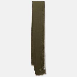 M Missoni Khaki Green Modal Shawl One Size 