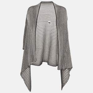 Pre Owned M Missoni Black/Multicolor Lurex Knit Cardigan S