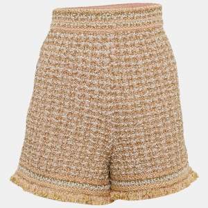M Missoni Gold/Pink Lurex Tweed Shirt S