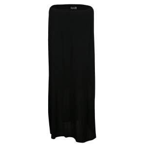 M Missoni Black Knit Elasticized Waist Midi Skirt M
