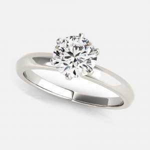 مملوكة مسبقًا 14K Round Plain Solitaire Ring (3/4 ctw) US 7