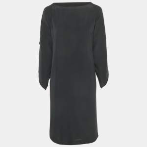 Maison Martin Margiela Black Silk Short Dress L