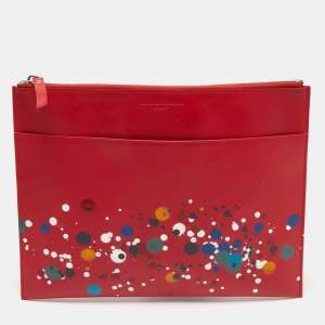 Maison Martin Margiela Red Leather Clutch
