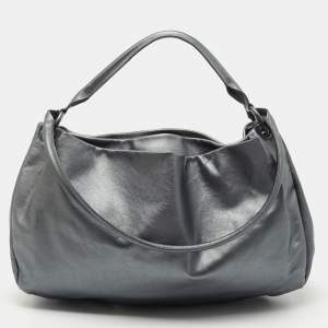 Maison Martin Margiela Silver Leather Shoulder Bag