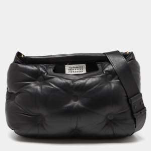 Maison Martin Margiela Black Leather  Glam Sam Bag