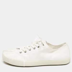 Maison Martin Margiela White  Canvas Tabi Low Top Sneakers Size 41