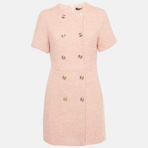 Maje Pink Tweed Rirosila Mini Dress M