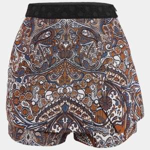 Maje Multicolor Imane Paisley Jacquard Skort M