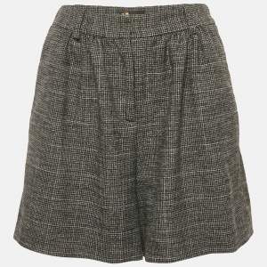 Maje Black Houndstooth Skorts L