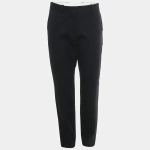 Pre Owned Maje Black Wool Formal Trousers M 
