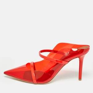 Malone Souliers Red PVC Maureen Pumps Size 38