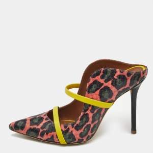 Malone Souliers Multicolor Elaphe Leather Maureen Mules Size 36.5