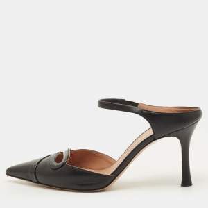 مملوكة مسبقًا حذاء سلايد مالون سولييه روي ليوولت جلد زهري مقاس 40