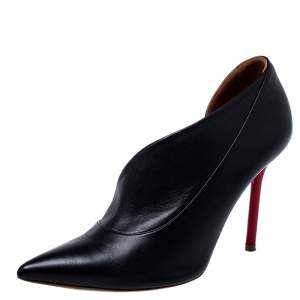 Pre Owned Malone Souliers Black Leather Pumps Size 37.5