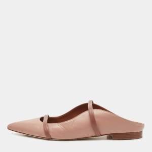Malone Souliers Two Tone Leather Maureen Flat Mules Size 39