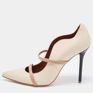 Malone Souliers Beige Leather Maureen Pumps Size 39