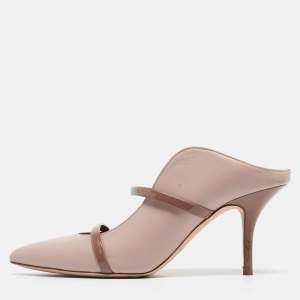 Malone Souliers Dusty Pink Leather Maureen Mules Size 38.5
