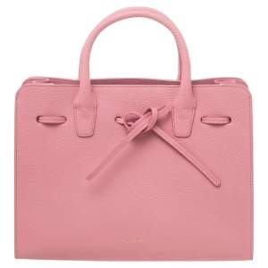 Mansur Gavriel Pink Leather Sun Tote