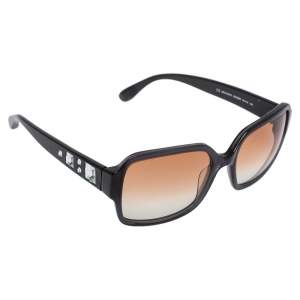Marc by Marc Jacobs Grey Crystal Embedded/ Pink Gradient MMJ 053/S Square Sunglasses