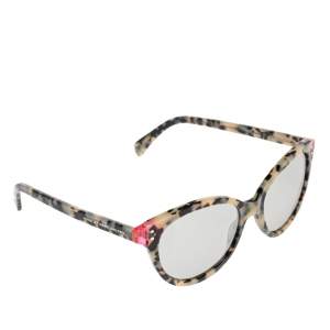 Marc by Marc Jacobs Beige/Black Marble Effect Acetate MMJ 461/S Mirror Sunglasses