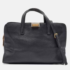 Marc by Marc Jacobs Black Leather Zip Satchel