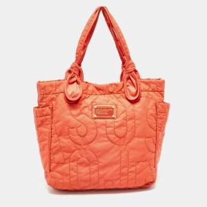 Marc by Marc Jacobs Orange Nylon Medium Pretty Tate Tote