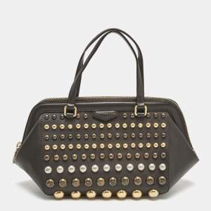 Marc by Marc Jacobs Dark Grey Leather Thunderdome Satchel