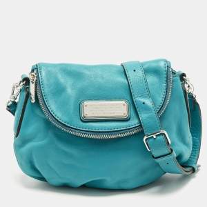 مملوكة مسبقًا Marc by Marc Jacobs Classic Q Natasha Teal Green Leather Shoulder Bag