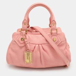 مملوكة مسبقًا Marc by Marc Jacobs Classic Q Groovee Pink Leather Satchel