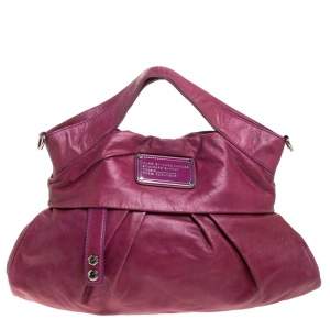 Marc by Marc Jacobs Fuchsia Leather Top Handle Bag