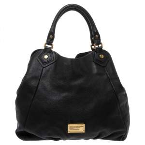 Pre Owned Marc by Marc Jacobs Black Leather Classic Q Francesca Shoulder Bag